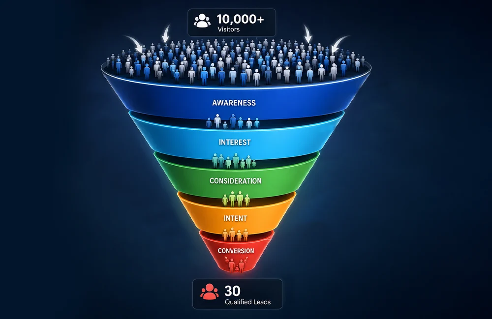 Website traffic conversion and lead generation strategy