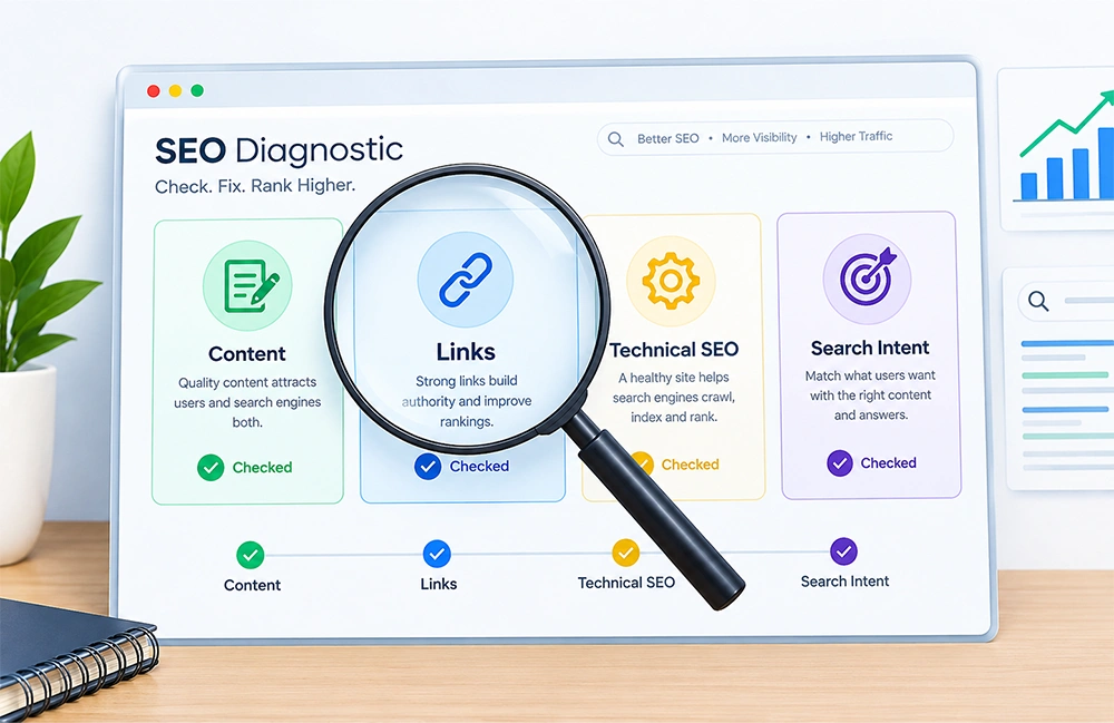 SEO audit checklist for diagnosing ranking drops after a Google algorithm update