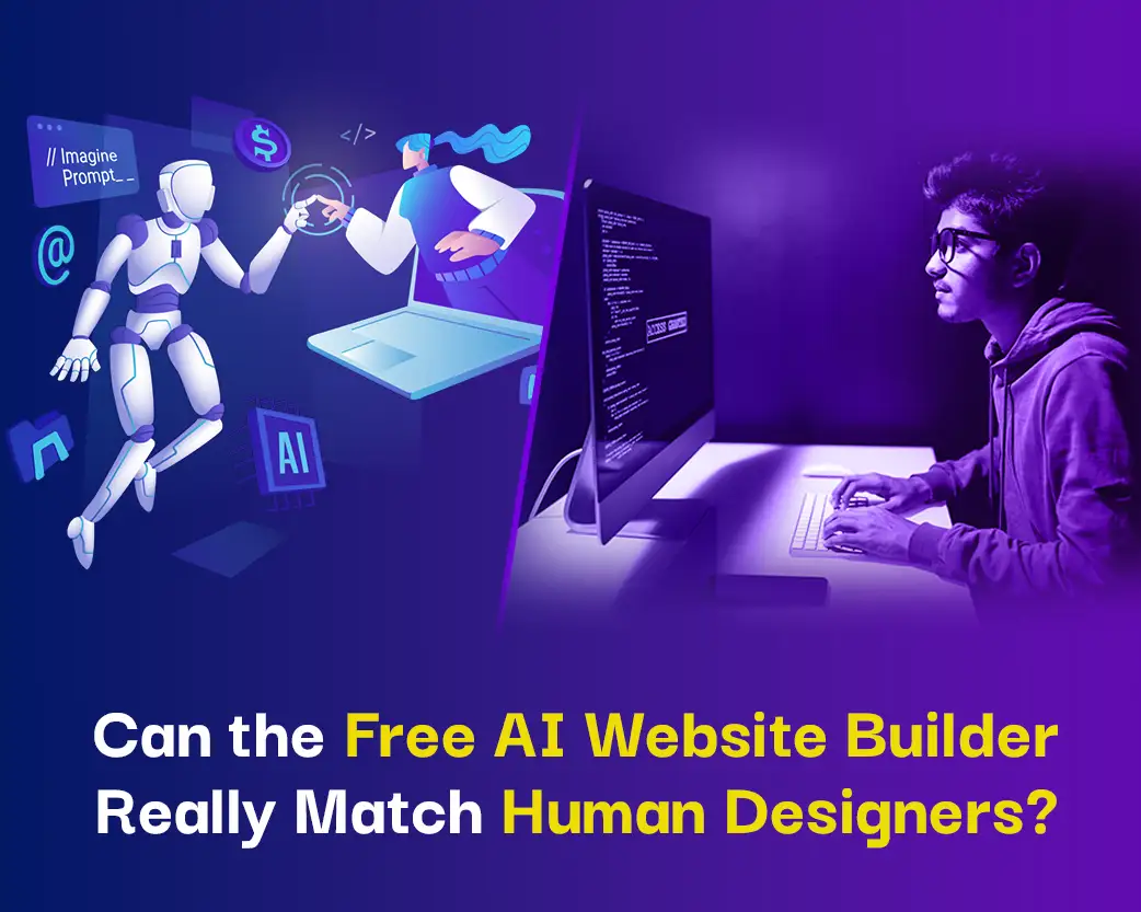 AI website builder vs human designer
