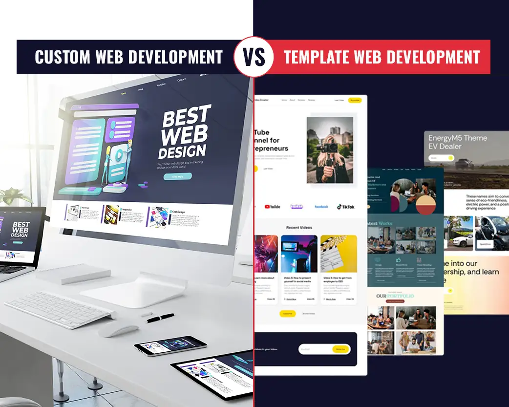 Custom web development vs template web development