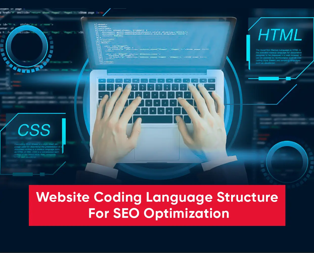 Website coding language structure for SEO optimization