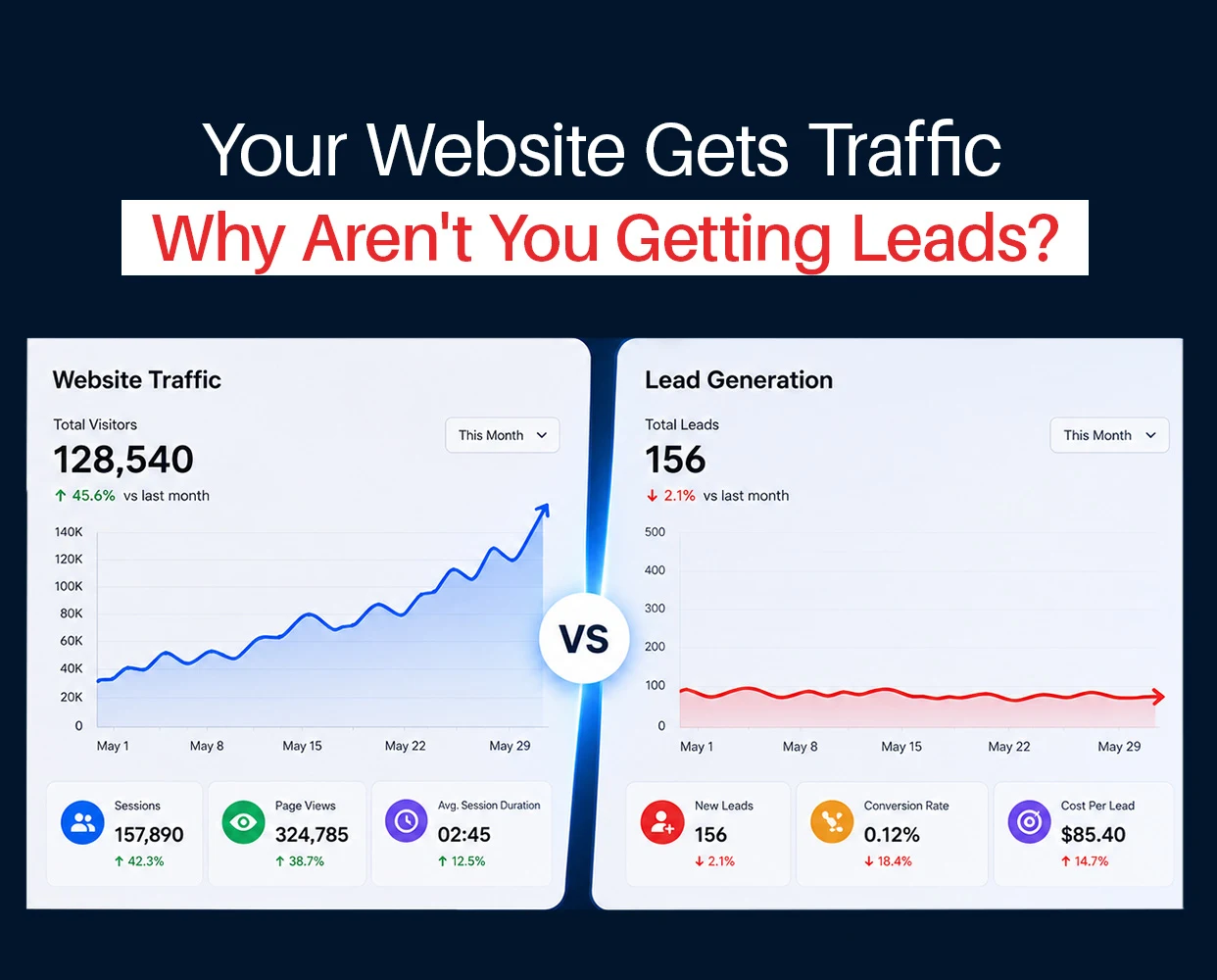Website lead generation and conversion optimization strategy