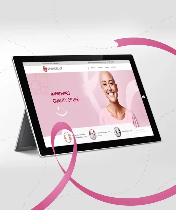 Greycells website project image